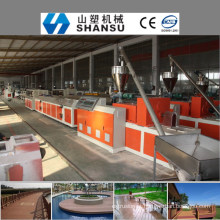 2014 CHINA FABRICANTE MADEIRA PLÁSTICO PERFIL COMPOSTO Máquina Linha / máquina de compósito de madeira de plástico